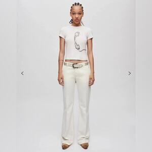Re/Done Mid Rise Flared Trouser